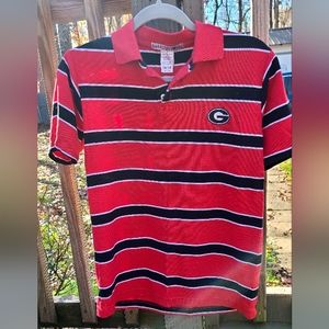 Georgia Bulldogs polo shirt red, black